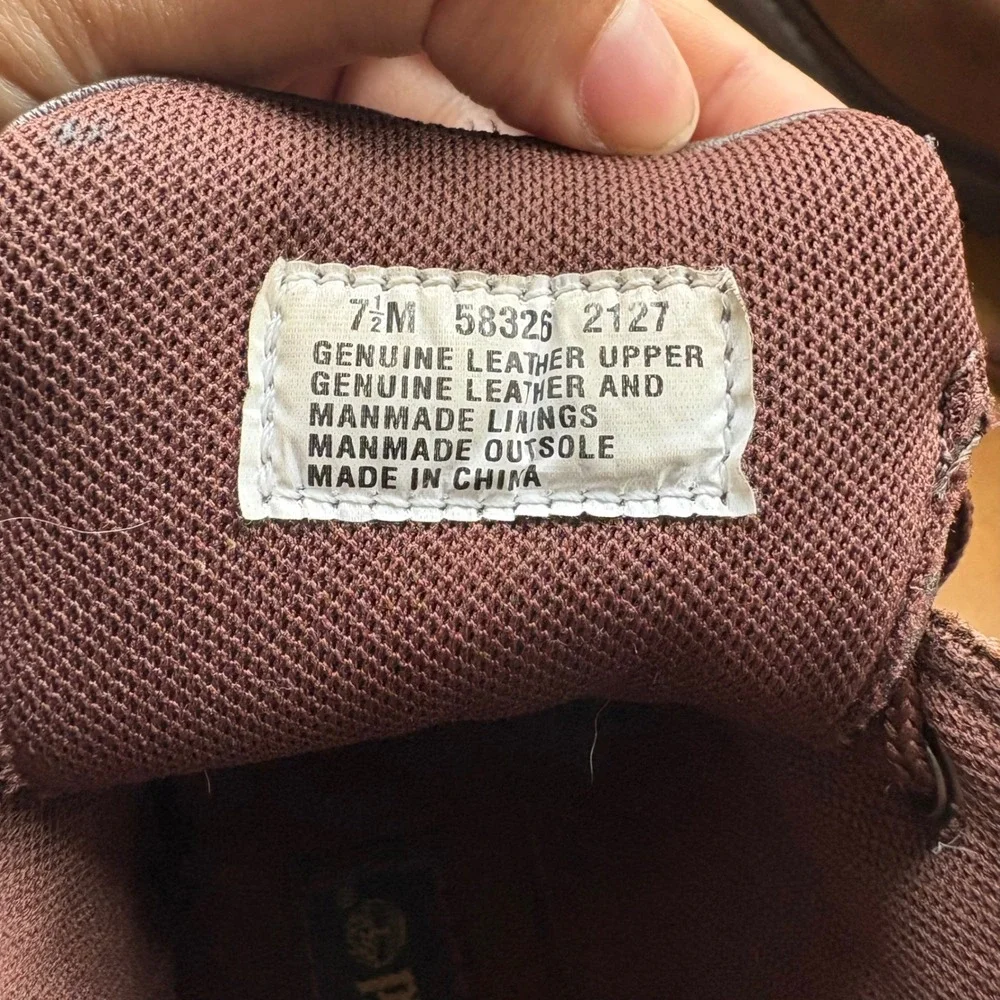 Timberland 58326 Brown Ankle Boots Lace Up Work Hiking Size 7.5 M/9 W
